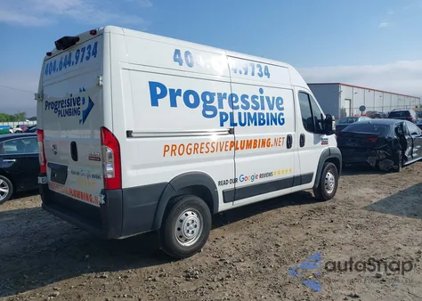 2021 Ram Promaster 1500 High Roof 136 Wb from USA, damaged, VIN 3C6LRVBGXME553883